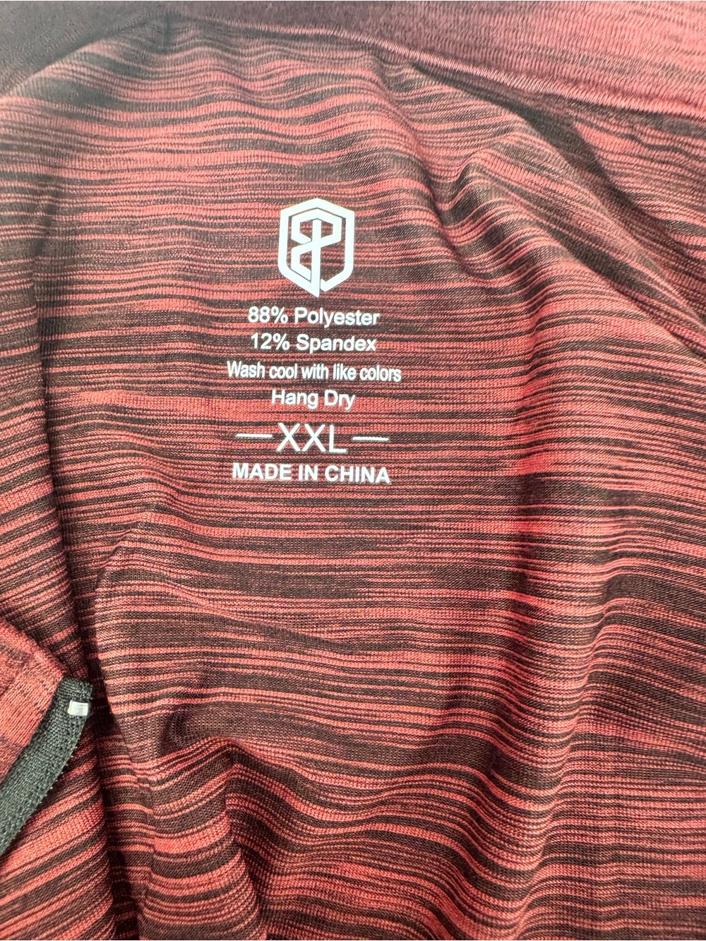 Born Primitive WomensMaroon Heathered Quarter-Zip Long Sleeve Top size XXL NWT - Picture 3 of 6